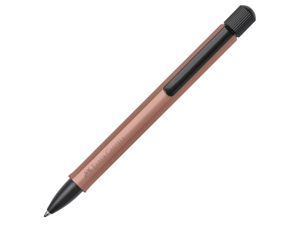 STYLO-BILLE FABER CASTELL HEXO ALUMINIUM BRONZE