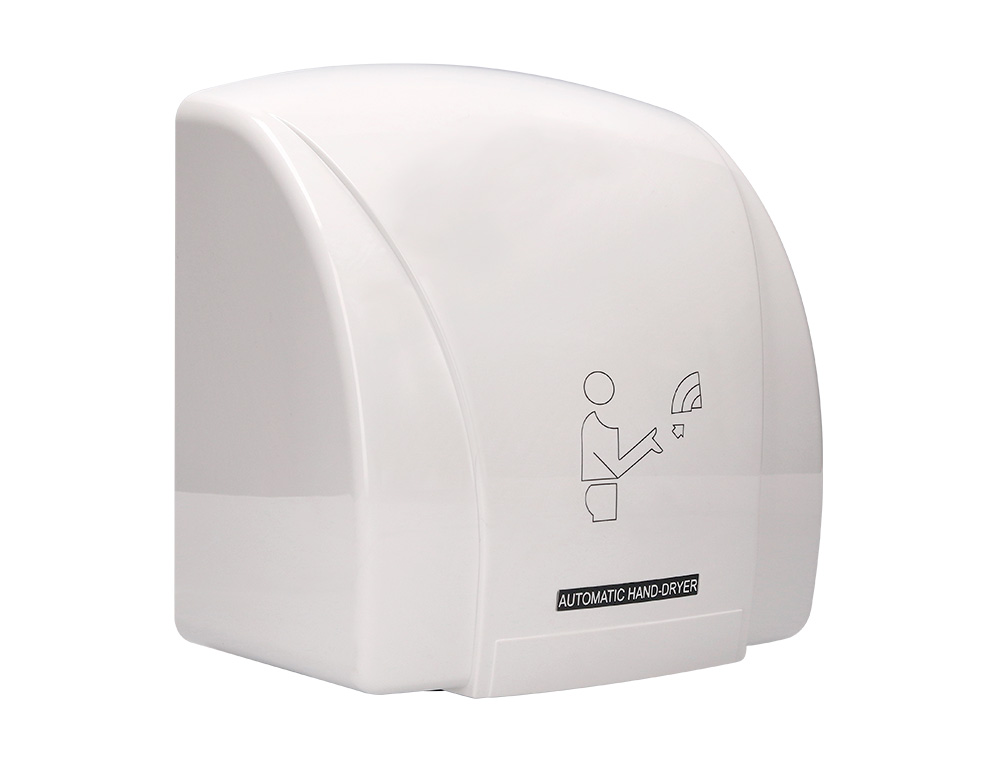 SÈCHE-MAINS Q-CONNECT ÉLECTRIQUE DÉTECTEUR MOUVEMENT 240X205X256MM PUISSANCE 900W 220V COLORIS BLANC