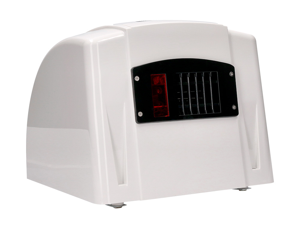 SÈCHE-MAINS Q-CONNECT ÉLECTRIQUE DÉTECTEUR MOUVEMENT 240X205X256MM PUISSANCE 900W 220V COLORIS BLANC