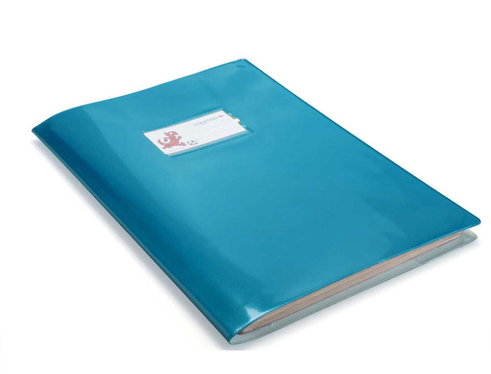 PROTEGE-CAHIER  RIPLAST COLOROSA  PVC 300MIC CM.      21X30 TURQUOISE