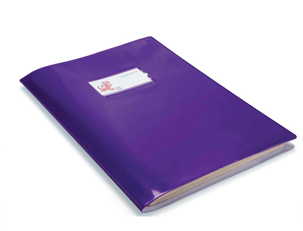 PROTEGE-CAHIER COLOROSA PVC 300MIC CM. 21X30 VIOLET