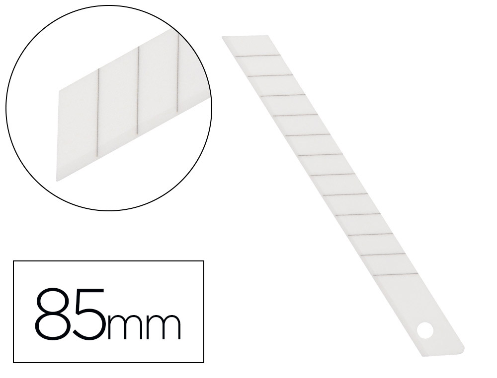 LAME 9MM DE RECHANGE Q-CONNECTPOUR CUTTER CERAMIQUE KF14388 BLISTER 6 UNITES