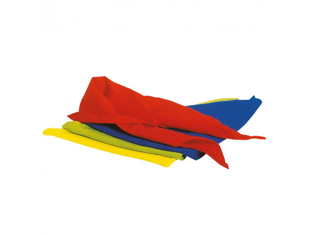FOULARD TRIANGULAIRE TREMBLAY 85X64X64CM COLORIS ROUGE LOT  6 UNITES