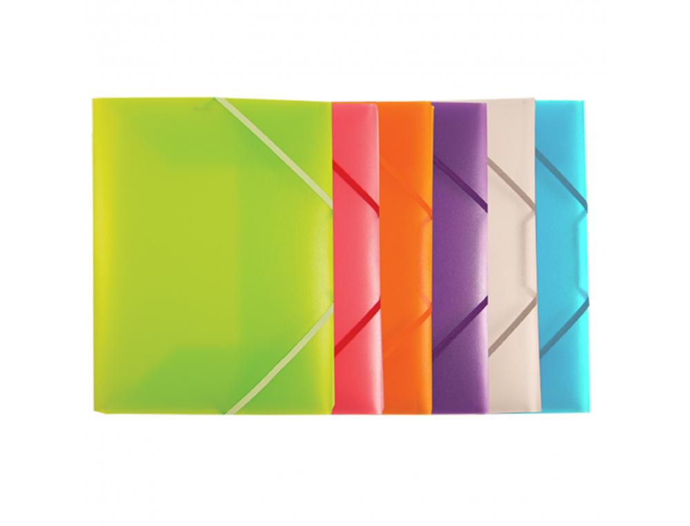 CHEMISE 3 RABATS OFFICE PLAST POLYPRO TRANSLUCIDE 6 COLORIS ASSORTIS