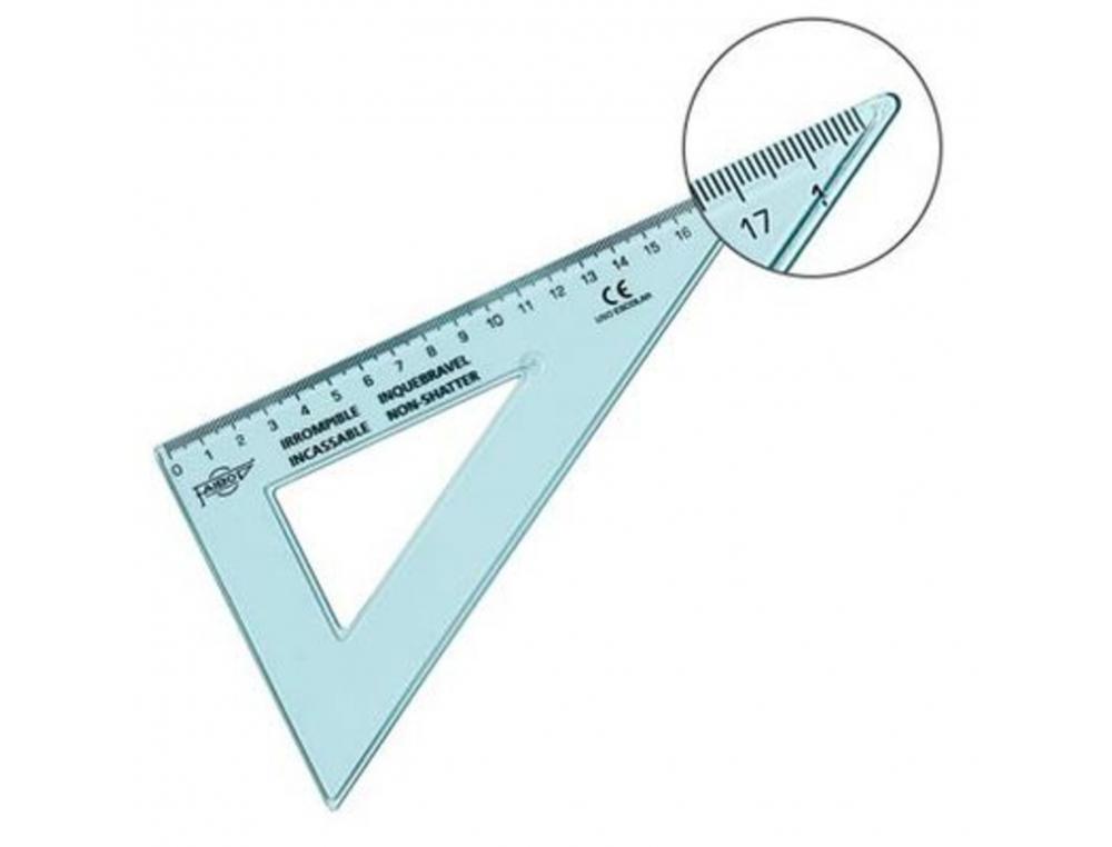 EQUERRE INCASSABLE FAIBO 60 HYPOTENUSE 20 CM