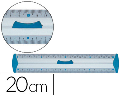 RGLE MAPED 20CM DOUBLE DCIMTRE EMBOUTS PROTECT SYSTEM ANTI-BRUIT ALUMINIUM ANODIS RSISTANCE OPTIMALE