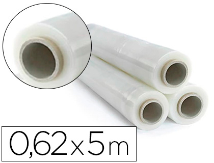 FILM PVC BRILLANT 70 MICRONS ROULEAU 0.62X5M PRISE DIFFRE ADHSIF TRANSPARENT