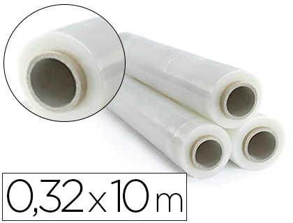 FILM PVC BRILLANT 70 MICRONS ROULEAU 0.32X10M PRISE DIFFRE ADHSIF TRANSPARENT