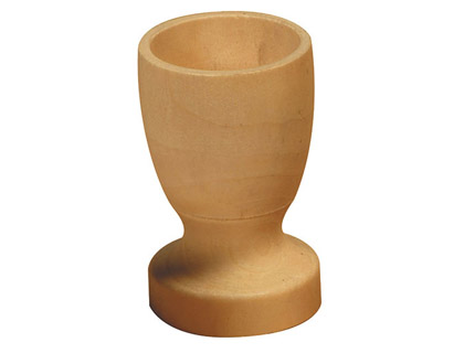 COQUETIER EN BOIS  DCORER HAUTEUR 7CM