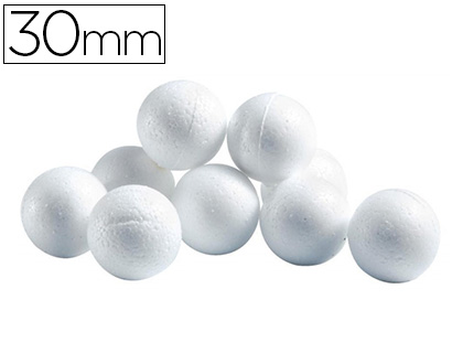 BOULE CELLULOSE UNIVERS DE PIWI DIAMTRE 30MM COLORIS BLANC SACHET 50 UNITS