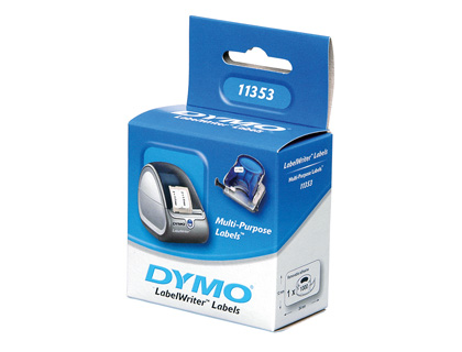 ROULEAU TIQUETTES DYMO LABEL WRITER 24X12MM 1000 TIQUETTES SUPPORT PAPIER