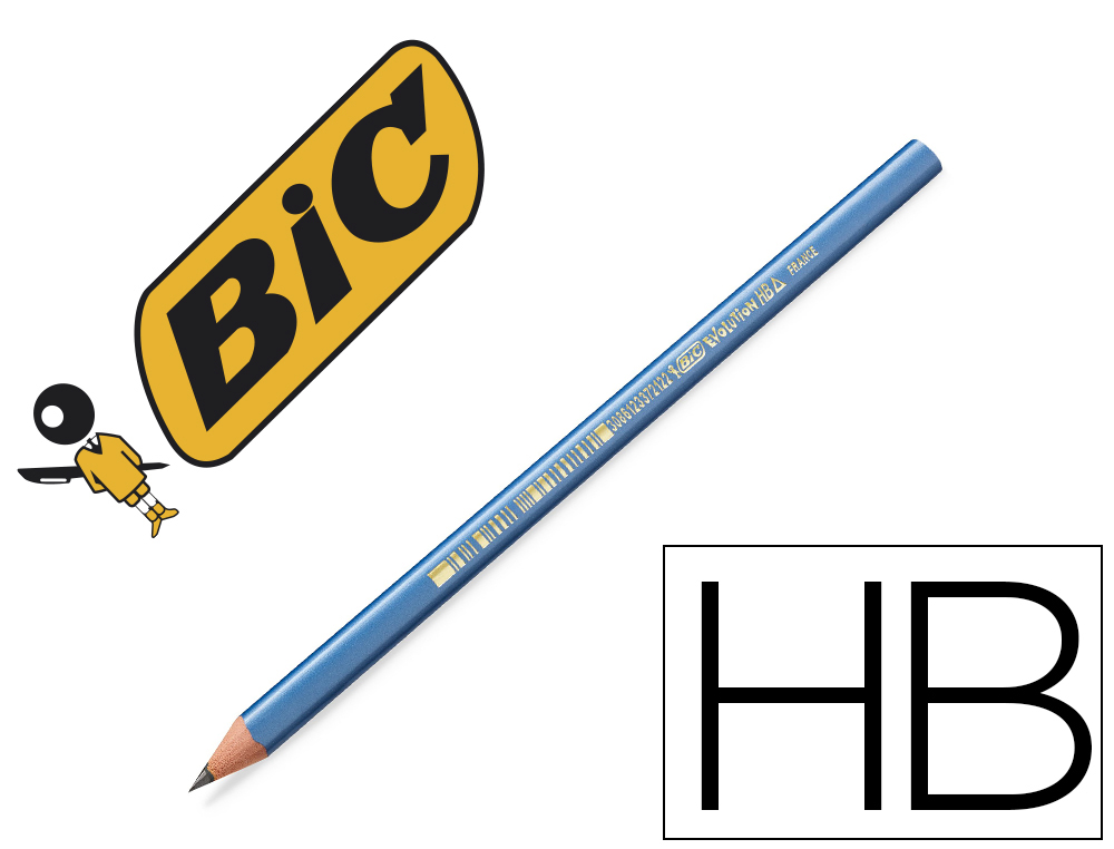 CRAYON GRAPHITE BIC EVOLUTION TRIANGLE MINE HB ULTRA RSISTANTE