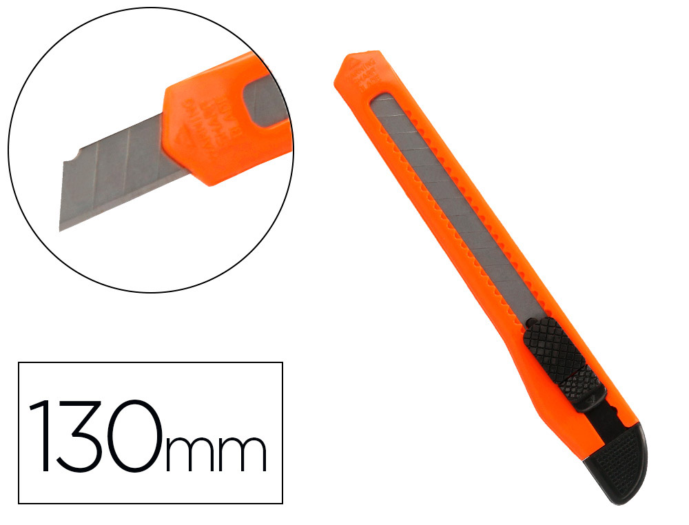 CUTTER XD-05Q-CONNECT LAME RETRACTABLE INTERCHANGEABLE ENACIER 9MM PRECOUPEE FREIN DE  SECURITE