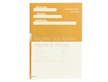 REGISTRE LVES INSCRITS DITIONS FUZEAU 325 LVES A4 210X297MM